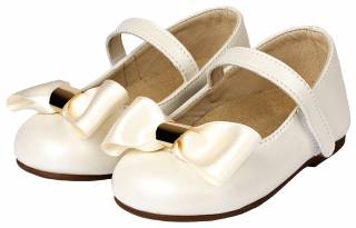 ΠΑΠΟΥΤΣΑΚΙΑ BABYWALKER ΔΕΡΜΑΤΙΝΑ BS3537-IVORY