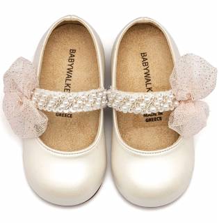 ΠΑΠΟΥΤΣΑΚΙΑ BABYWALKER ΚΟΡΙΤΣΙ  BS3596-IVORY