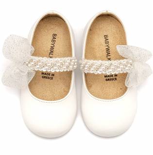 ΠΑΠΟΥΤΣΑΚΙΑ BABYWALKER ΚΟΡΙΤΣΙ  BS3596-WHITE