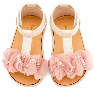 ΠΑΠΟΥΤΣΑΚΙΑ BABYWALKER BS3601-IVORY-PINK