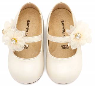ΠΑΠΟΥΤΣΑΚΙΑ BABYWALKER BS3604-IVORY