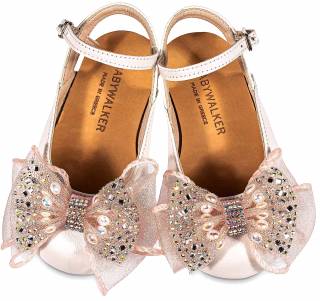 ΠΑΠΟΥΤΣΑΚΙΑ BABYWALKER ΚΟΡΙΤΣΙ  BW4828-IVORY-PINK