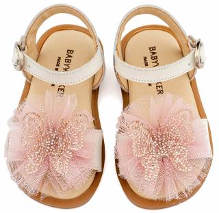 ΠΑΠΟΥΤΣΑΚΙΑ BABYWALKER BW4886-IVORY-PINK