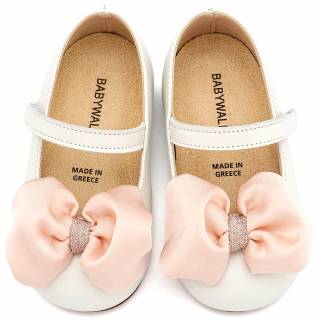 ΠΑΠΟΥΤΣΑΚΙΑ BABYWALKER BW4893-IVORY-PINK
