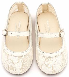ΠΑΠΟΥΤΣΑΚΙΑ BABYWALKER EXC5897-IVORY-LACE