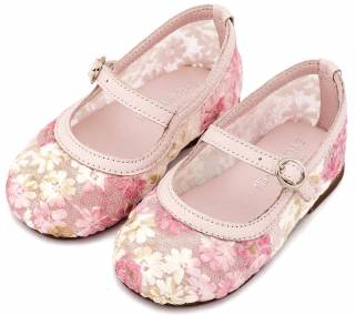 ΠΑΠΟΥΤΣΑΚΙΑ BABYWALKER EXC5897-PINK-FLOWERS