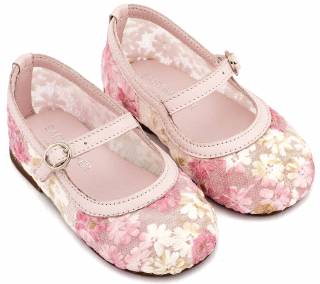 ΠΑΠΟΥΤΣΑΚΙΑ BABYWALKER EXC5897-PINK-FLOWERS