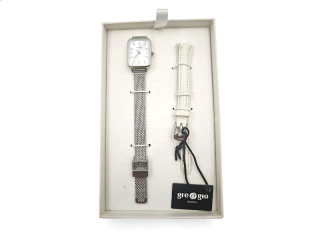 Gregio GR430010 – Premium Gift Set με 2 Λουράκια (Ατσάλι & Δέρμα)