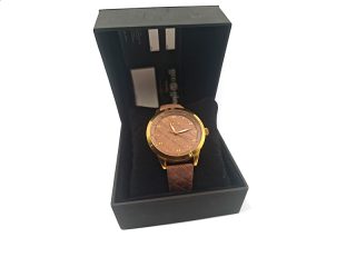 Gregio GR108073 Porto Grace – Ρολόι Gold με Καφέ Λουράκι (40mm, 10ATM)