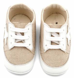 ΠΑΠΟΥΤΣΙΑ  BABYWALKER MI1135-BEIGE-WHITE