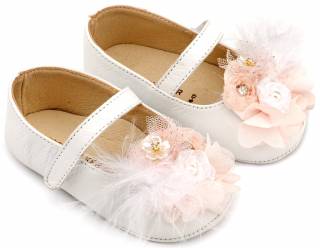 ΠΑΠΟΥΤΣΑΚΙΑ BABYWALKER MI1663-WHITE-PINK