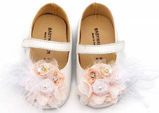 ΠΑΠΟΥΤΣΑΚΙΑ BABYWALKER MI1663-WHITE-PINK