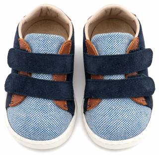 ΠΑΠΟΥΤΣΙΑ ΔΕΡΜΑΤΙΝΑ BABYWALKER PRI2104-BLUE-CAMEL