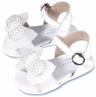 ΠΑΠΟΥΤΣΑΚΙΑ BABYWALKER ΔΕΡΜΑΤΙΝΑ PRI2627-WHITE