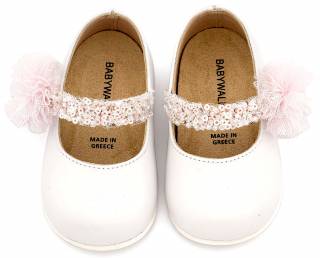 ΠΑΠΟΥΤΣΑΚΙΑ BABYWALKER ΚΟΡΙΤΣΙ  PRI2657-WHITE-PINK