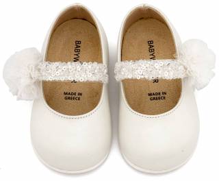 ΠΑΠΟΥΤΣΑΚΙΑ BABYWALKER ΚΟΡΙΤΣΙ  PRI2657-WHITE