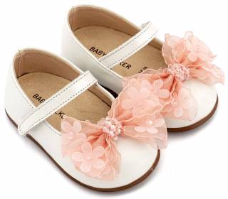 ΠΑΠΟΥΤΣΑΚΙΑ BABYWALKER ΚΟΡΙΤΣΙ  PRI2659-IVORY-PINK