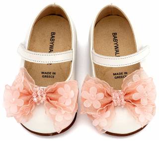 ΠΑΠΟΥΤΣΑΚΙΑ BABYWALKER ΚΟΡΙΤΣΙ  PRI2659-IVORY-PINK